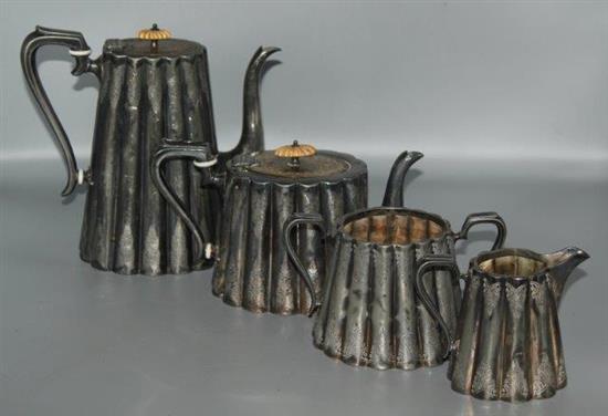 Plated tea set